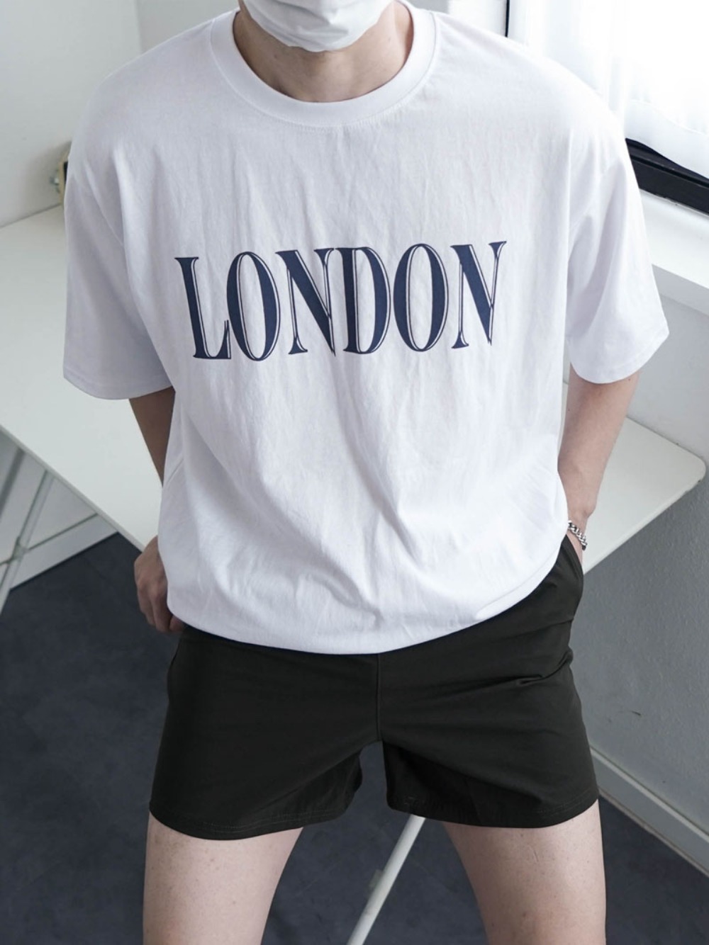 런던 피그먼트 1/2티셔츠 (3colors)더메이데이