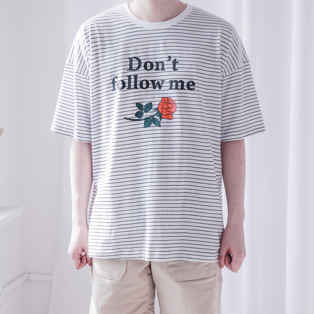 더메이데이don&#039;t 로즈 단가라 티셔츠