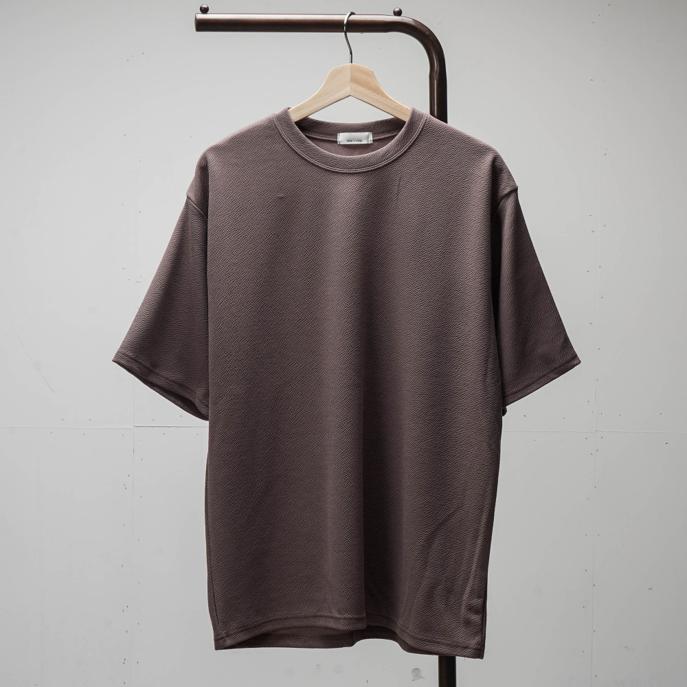 반팔 티셔츠 코코아 색상 이미지-S1L15